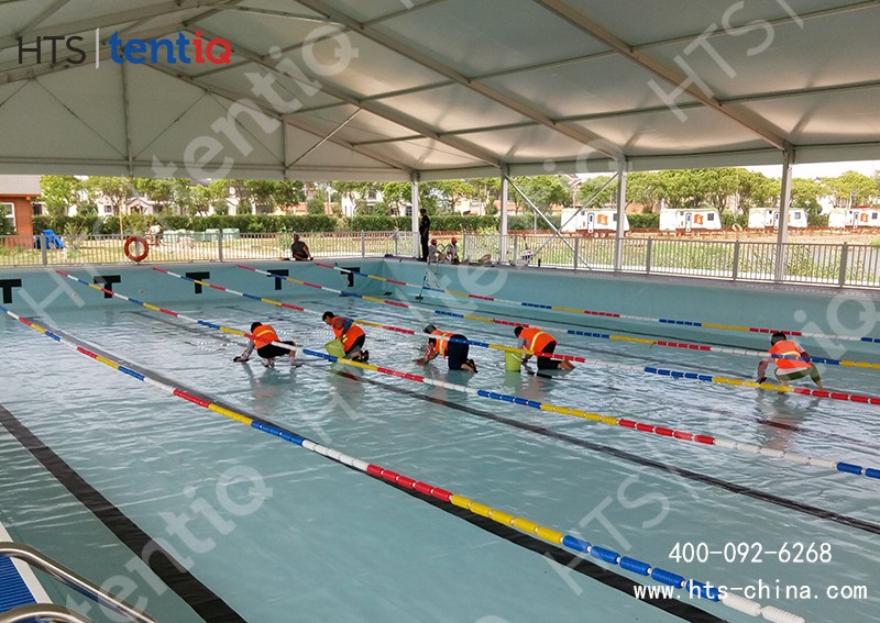 已有露天游泳池想改造成室內游泳館,可直接選擇鋁合金篷房加蓋 已有露天游泳池想改造成室內游泳館,可直接選擇鋁合金篷房加蓋