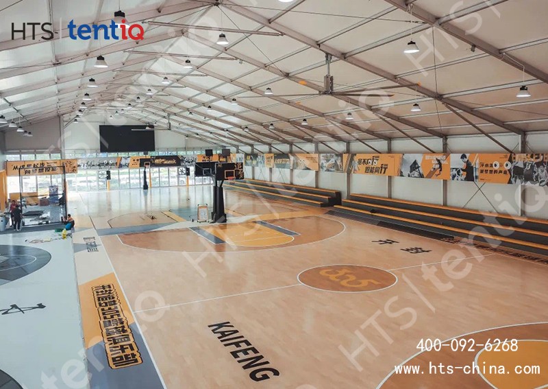 籃球公園篷房輕松解決附近居民的運動需求問題 籃球公園篷房輕松解決附近居民的運動需求問題