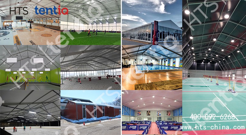 裝配式運動篷房配套齊全,打造成專業的體育館 裝配式運動篷房配套齊全,打造成專業的體育館