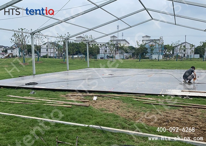 活動(dòng)倉儲(chǔ)篷房常用的幾種固定方式 活動(dòng)倉儲(chǔ)篷房常用的幾種固定方式