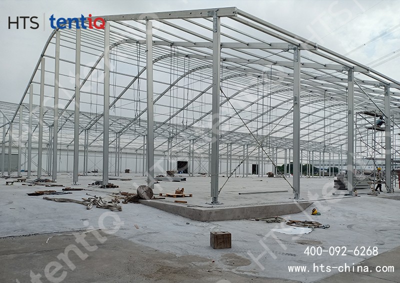 活動(dòng)倉儲(chǔ)篷房常用的幾種固定方式 活動(dòng)倉儲(chǔ)篷房常用的幾種固定方式