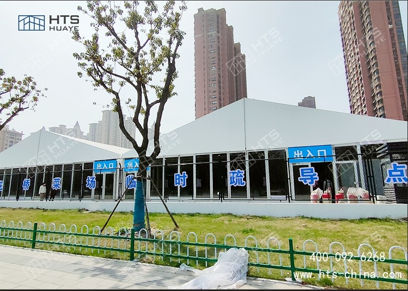 截止到目前為止華燁海特斯建筑共助力6座昆山菜場(chǎng)篷房 截止到目前為止華燁海特斯建筑共助力6座昆山菜場(chǎng)篷房