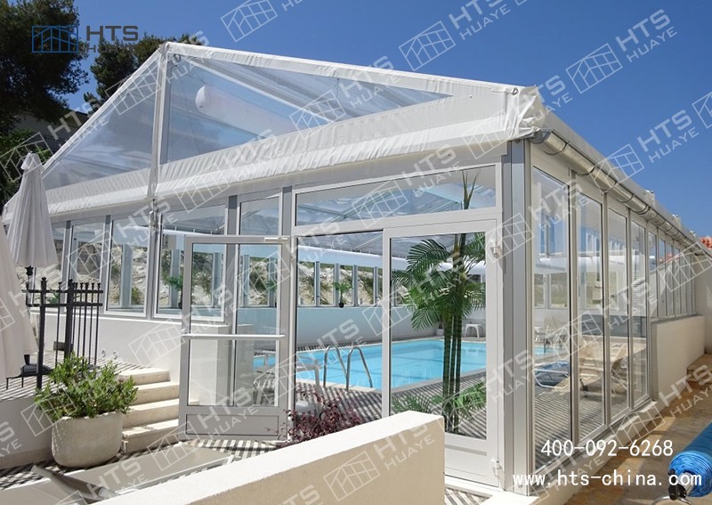 他們都在用這種鋁合金游泳池篷房建造,很香 他們都在用這種鋁合金游泳池篷房建造,很香